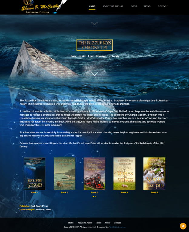 Author site for Shawn Mccarthy