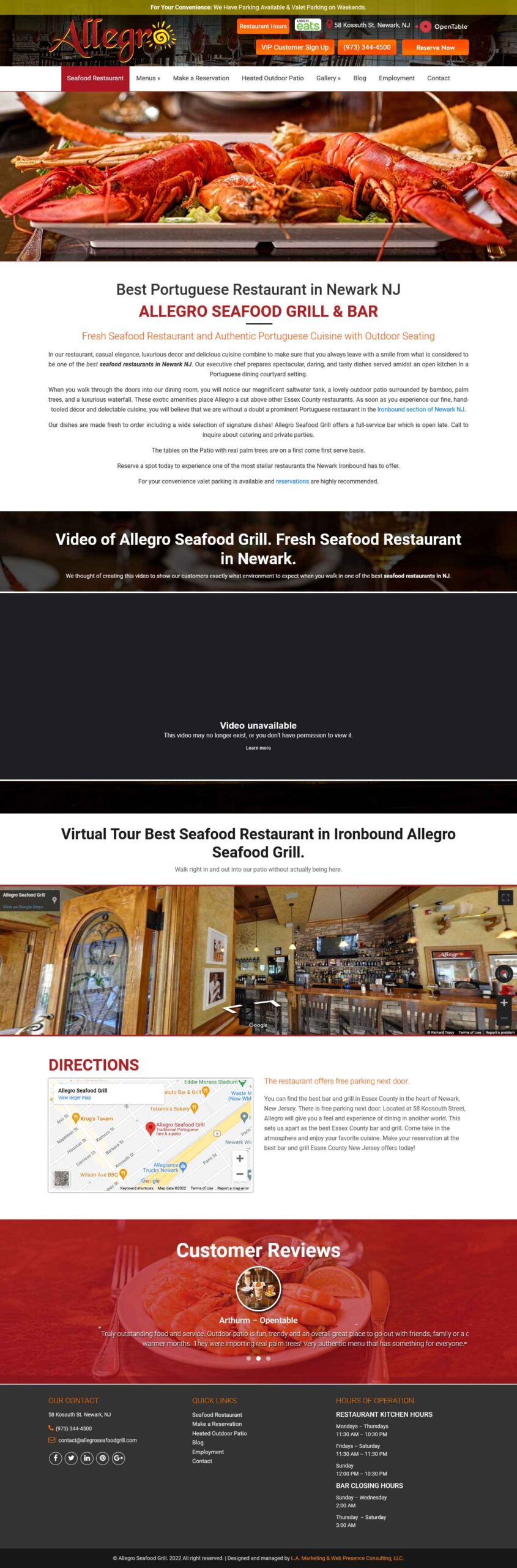 Allegro Seafood Grill